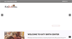 Desktop Screenshot of katybirthcenter.com
